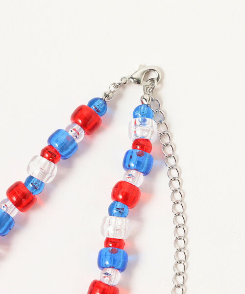 BEAMS BOY（ビームスボーイ）の「BEAMS BOY / USポニービーズ ネックレス（ネックレス・レディース・ホワイト/ブルー/グリーン・ONE SIZE）」の12枚目の写真