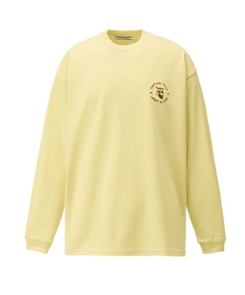 Onitsuka Tiger(オニツカタイガー)の「LONG SLEEVE GRAPHIC TEE / ロングスリーブグラフィックティー(Tシャツ/カットソー・レディース・ブラック/ピンク/ブルー/ライトピンク/オフホワイト/ライトグリーン/ライトブルー/ライトイエロー・S/M/L/XL)」の6枚目の写真