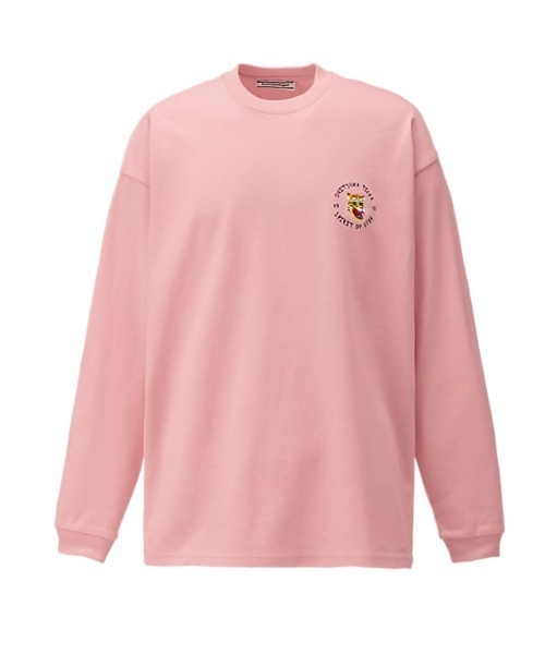 Onitsuka Tiger(オニツカタイガー)の「LONG SLEEVE GRAPHIC TEE / ロングスリーブグラフィックティー(Tシャツ/カットソー・レディース・ブラック/ピンク/ブルー/ライトピンク/オフホワイト/ライトグリーン/ライトブルー/ライトイエロー・S/M/L/XL)」の8枚目の写真