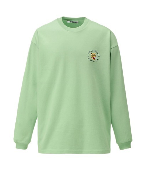 Onitsuka Tiger(オニツカタイガー)の「LONG SLEEVE GRAPHIC TEE / ロングスリーブグラフィックティー(Tシャツ/カットソー・レディース・ブラック/ピンク/ブルー/ライトピンク/オフホワイト/ライトグリーン/ライトブルー/ライトイエロー・S/M/L/XL)」の3枚目の写真