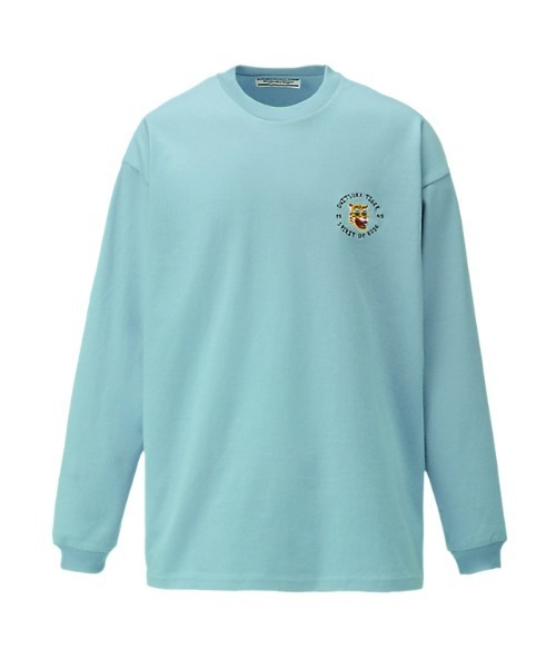 Onitsuka Tiger(オニツカタイガー)の「LONG SLEEVE GRAPHIC TEE / ロングスリーブグラフィックティー(Tシャツ/カットソー・レディース・ブラック/ピンク/ブルー/ライトピンク/オフホワイト/ライトグリーン/ライトブルー/ライトイエロー・S/M/L/XL)」の4枚目の写真