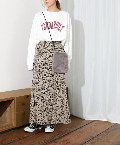 Per sist ence（パーシエンス）の「Per sist ence/パーシエンス　レオパードプリントマーメイドスカート（スカート・レディース・ベージュ・FREE）」の6枚目の写真