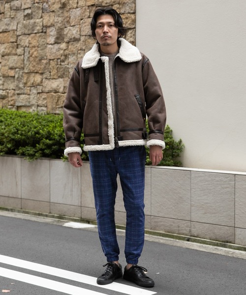 URBAN RESEARCH ROSSO MEN(アーバンリサーチロッソメン)の「ウールライクシャドーチェックジョガーパンツ(その他パンツ・メンズ・ブラック/ネイビー/カーキ/インディゴブルー・SMALL/MEDIUM/LARGE/X-LARGE)」の17枚目の写真