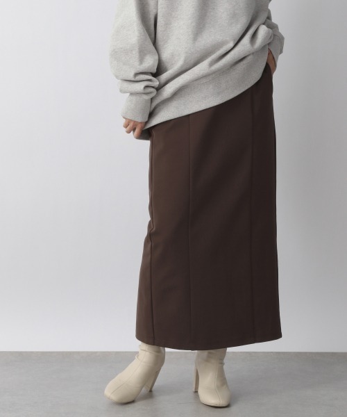 LOWRYS FARM(ローリーズファーム)の「ストレッチハイウエストタイトスカート 254884(スカート・レディース・アイボリー/ブラック/ブラウン/グリーン・FREE)」の4枚目の写真