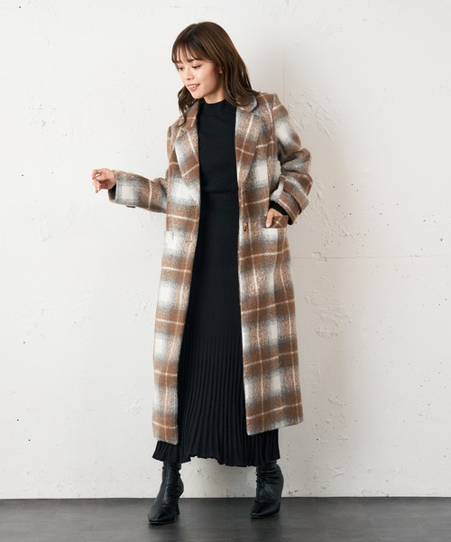 MIIA（ミーア）の「チェスターコート（チェスターコート・レディース・ブラック/ベージュ/ピンク系その他/ブラウン系その他2・FREE）」の17枚目の写真