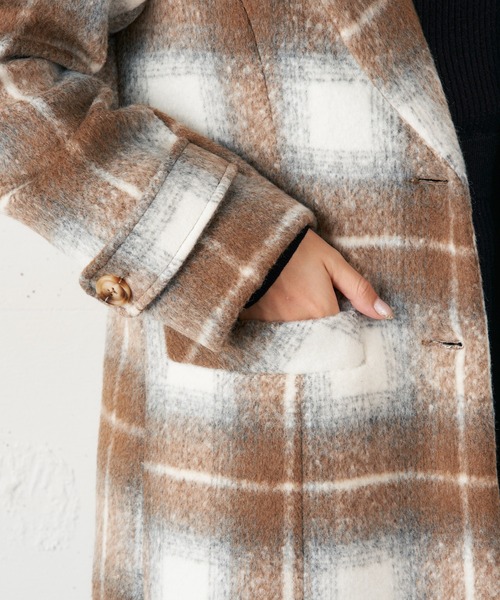 MIIA（ミーア）の「チェスターコート（チェスターコート・レディース・ブラック/ベージュ/ピンク系その他/ブラウン系その他2・FREE）」の13枚目の写真