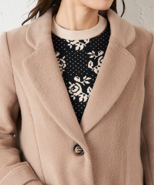 MIIA（ミーア）の「チェスターコート（チェスターコート・レディース・ブラック/ベージュ/ピンク系その他/ブラウン系その他2・FREE）」の22枚目の写真