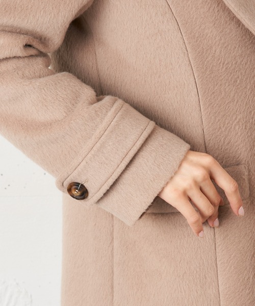 MIIA（ミーア）の「チェスターコート（チェスターコート・レディース・ブラック/ベージュ/ピンク系その他/ブラウン系その他2・FREE）」の20枚目の写真