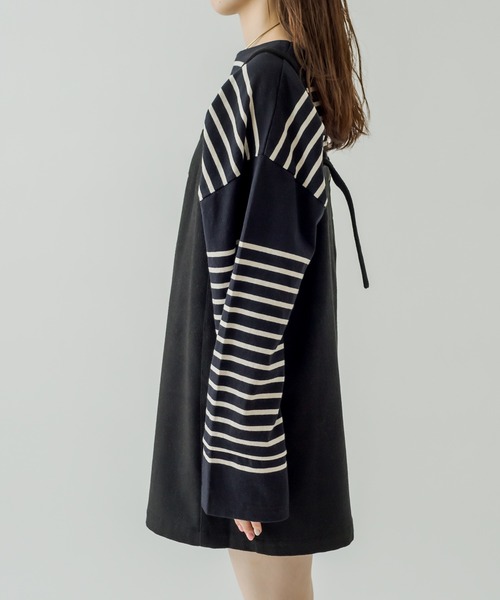 mystic（ミスティック）の「ウールタッチミニワンピース（ワンピース・レディース・チャコールグレー/ブラック・FREE）」の13枚目の写真