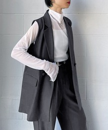 PAGEBOY | リッチツイルセットアップジレジャケット(その他アウター)