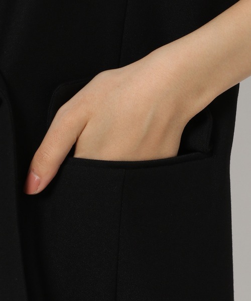 PAGEBOY（ページボーイ）の「リッチツイルセットアップジレジャケット（その他アウター・レディース・ブラック/アイボリー/グリーン/チャコールグレー・FREE）」の21枚目の写真