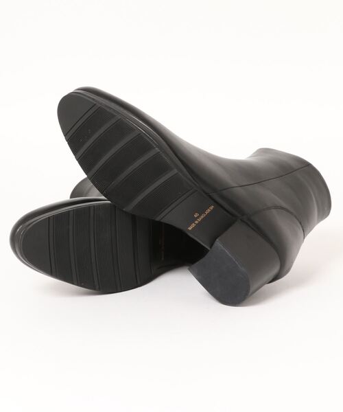 endevice（エンデヴァイス）の「プラットフォーム レザー ヒールブーツ（ブーツ・メンズ・ブラック・44/40/42）」の2枚目の写真