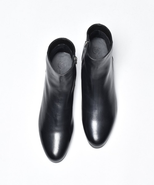 endevice（エンデヴァイス）の「プラットフォーム レザー ヒールブーツ（ブーツ・メンズ・ブラック・44/40/42）」の7枚目の写真