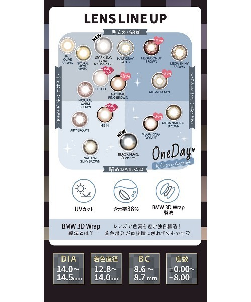 colors（コンタクト）（カラーズコンタクト）の「colors 1day ナチュラルシルキーブラウン（10枚入り）（コンタクトレンズ・カラコン・レディース・ブラウン・±0.00/-4.00/-3.00/-4.75/-5.50/-5.75/-6.00/-4.25/-3.75/-7.50/-3.50/-2.25/-5.00/-8.00/-2.00/-3.25/-7.00/-2.50/-6.50/-0.50/-1.25/-1.50/-2.75/-1.00/-4.50/-1.75）」の10枚目の写真