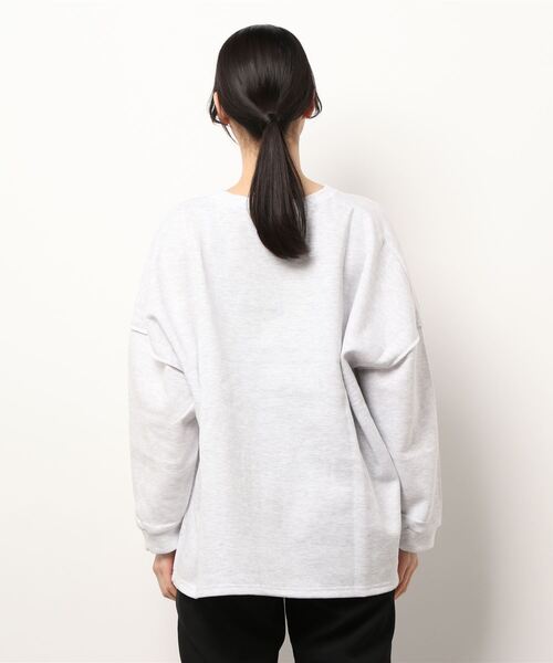 Dalfwin（ダールフィン）の「韓国ファッションCALIFORNIAカレッジロゴオーバーサイズスウェット（スウェット・レディース・グレー/ブラック/ベージュ/ベージュ系その他/ブラック系その他/グレー系その他/アイボリー・FREE）」の16枚目の写真