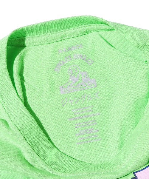 JUNGLES（ジャングルス）の「JUNGLES/ジャングルス  Burnout S/S Tee 半袖Tシャツ フロントロゴ グラフィックプリント オーバーサイズ（Tシャツ/カットソー・メンズ・ホワイト/グリーン・L/M/XL）」の18枚目の写真