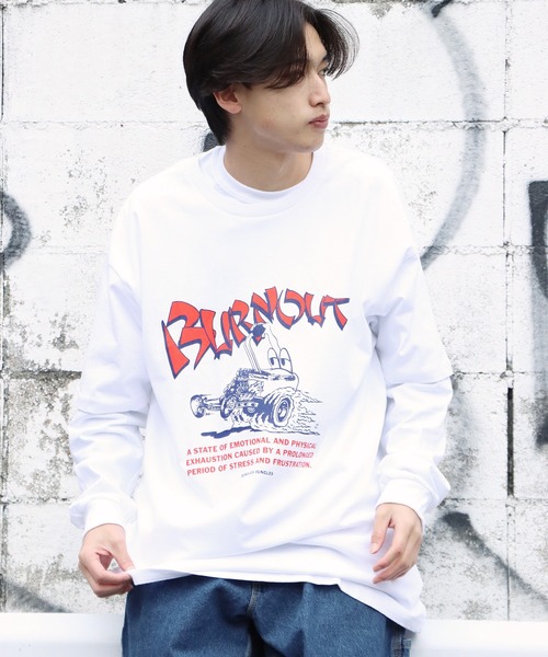 JUNGLES（ジャングルス）の「JUNGLES/ジャングルス  Burnout S/S Tee 半袖Tシャツ フロントロゴ グラフィックプリント オーバーサイズ（Tシャツ/カットソー・メンズ・ホワイト/グリーン・L/M/XL）」の21枚目の写真