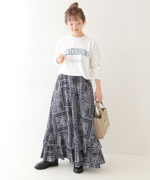 SLOBE IENA（スローブイエナ）の「【OUTDOOR/アウトドア】SLOBE別注 キルティングトートバッグ◆（トートバッグ・レディース・ベージュ/カーキ・FREE）」の4枚目の写真