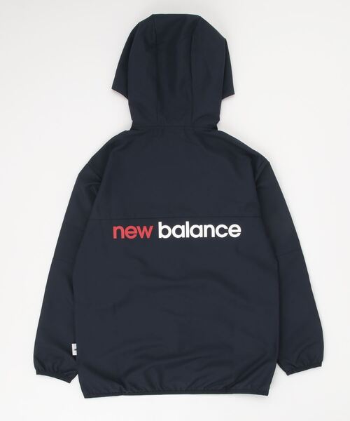 NEW BALANCE(ニューバランス)の「ウインドジャケット 裏メッシュ(パーカー・キッズ・ブラック/ネイビー/ライトパープル・130cm/140cm/150cm/160cm)」の4枚目の写真