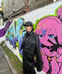 XU | 【XU/エックスユー】french leather crop jacket/クロップド レザージャケット クロップ レザー レザーシャツ(その他アウター)