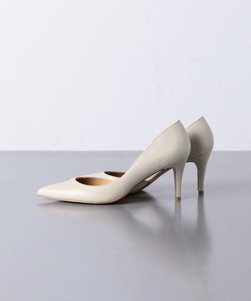 UNITED ARROWS（ユナイテッドアローズ）の「＜UNITED ARROWS＞ポインテッド サイドオープン パンプス（パンプス・レディース・ブラック/ナチュラル・38/35/36/37/35h/36h/37h）」の11枚目の写真