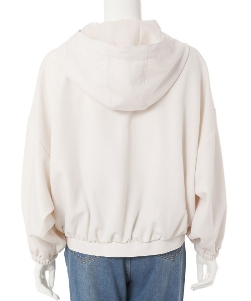 fifth（フィフス）の「ボリュームスリーブショートマウンテンパーカー（マウンテンパーカー・レディース・ブラック/アイボリー・M）」の3枚目の写真