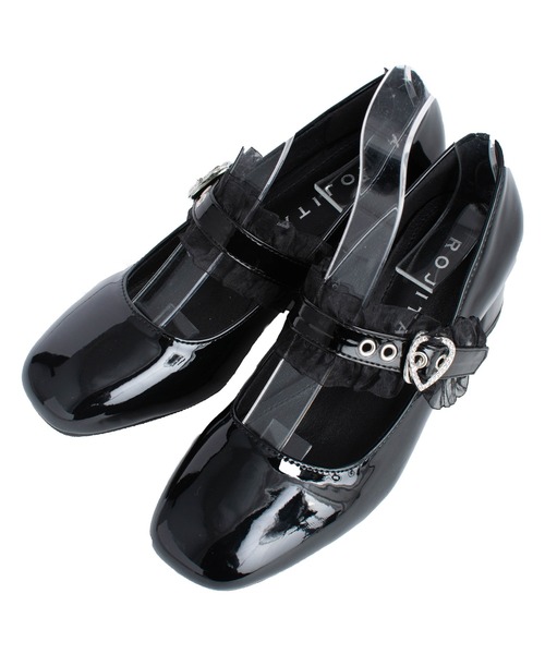 ROJITA（ロジータ）の「ハートバックルローヒール（その他シューズ・レディース・ブラック・38/36/37）」の9枚目の写真