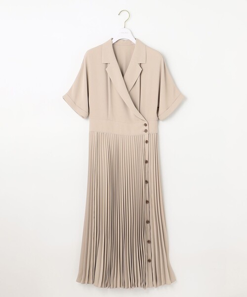 セール 洗える プリーツコンビ ワンピース ワンピース Any Sis エニィスィス のファッション通販 Zozotown