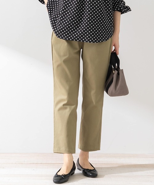 URBAN RESEARCH Sonny Label(アーバンリサーチサニーレーベル)の「ナチュラルストレッチコットンイージーパンツ(その他パンツ・レディース・ライトグレー/オフホワイト/ライトカーキ・FREE)」の3枚目の写真