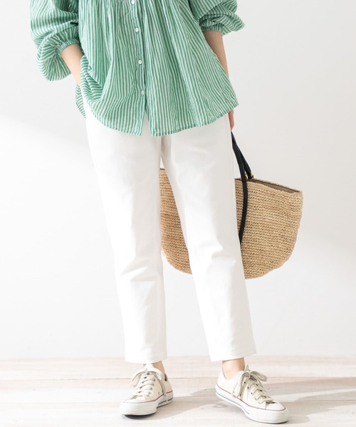 URBAN RESEARCH Sonny Label(アーバンリサーチサニーレーベル)の「ナチュラルストレッチコットンイージーパンツ(その他パンツ・レディース・ライトグレー/オフホワイト/ライトカーキ・FREE)」の14枚目の写真