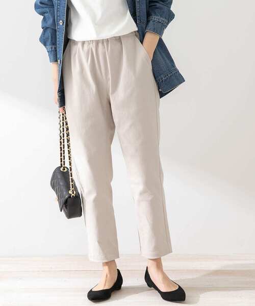 URBAN RESEARCH Sonny Label(アーバンリサーチサニーレーベル)の「ナチュラルストレッチコットンイージーパンツ(その他パンツ・レディース・ライトグレー/オフホワイト/ライトカーキ・FREE)」の20枚目の写真