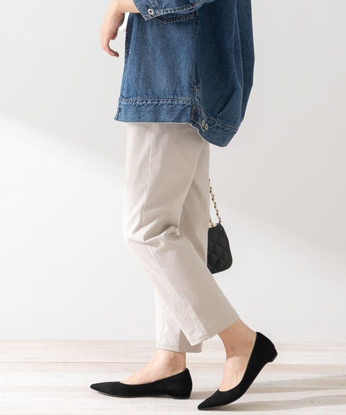 URBAN RESEARCH Sonny Label(アーバンリサーチサニーレーベル)の「ナチュラルストレッチコットンイージーパンツ(その他パンツ・レディース・ライトグレー/オフホワイト/ライトカーキ・FREE)」の21枚目の写真