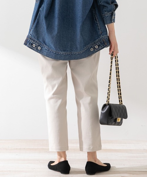 URBAN RESEARCH Sonny Label(アーバンリサーチサニーレーベル)の「ナチュラルストレッチコットンイージーパンツ(その他パンツ・レディース・ライトグレー/オフホワイト/ライトカーキ・FREE)」の22枚目の写真