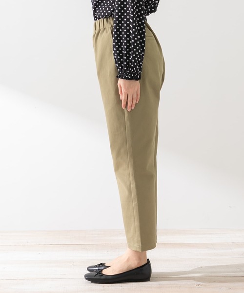URBAN RESEARCH Sonny Label(アーバンリサーチサニーレーベル)の「ナチュラルストレッチコットンイージーパンツ(その他パンツ・レディース・ライトグレー/オフホワイト/ライトカーキ・FREE)」の4枚目の写真
