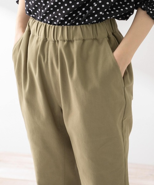 URBAN RESEARCH Sonny Label(アーバンリサーチサニーレーベル)の「ナチュラルストレッチコットンイージーパンツ(その他パンツ・レディース・ライトグレー/オフホワイト/ライトカーキ・FREE)」の6枚目の写真