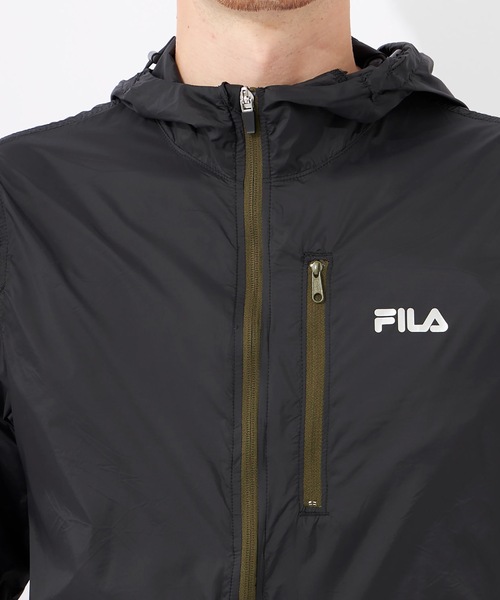 FILA(フィラ)の「【FILA:フィラ】ポケッタブルジャケット ユニセックス(ブルゾン・メンズ・ブラック/ブルー/グリーン・SMALL/MEDIUM/LARGE/X-LARGE)」の11枚目の写真