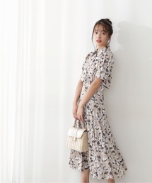 PROPORTION BODY DRESSING | 【美人百花5月号掲載 宇垣美里さん着用商品】フラワープリントフレアマチハイウエストスカート / 1212120402(スカート)