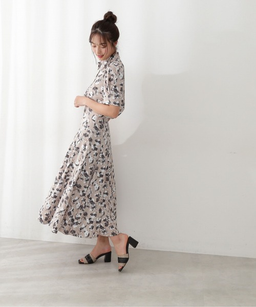 【シャネル】スカート 大胆☆ フラワー＆CCプリント CHANEL - シャネル スーツ CHANEL レッド 赤 メタリック