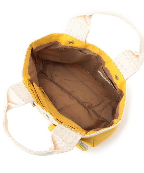 SHOO・LA・RUE(シューラルー)の「◆【撥水】丸ポーチ付ナイロンミニトート(トートバッグ・レディース・ピンク系その他/ブラック/カーキ/イエロー・00)」の10枚目の写真