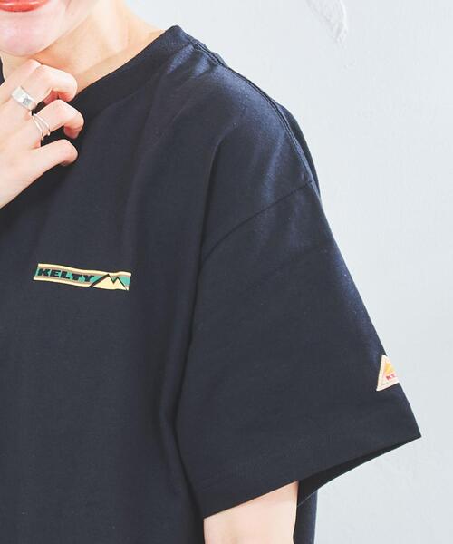 KELTY(ケルティ)の「KELTY(ケルティ)別注マウンテンイラストTシャツ#(WEB限定カラー)(Tシャツ/カットソー・レディース・ブラック/イエロー/ナチュラル/ロイヤルブルー・M/L)」の13枚目の写真