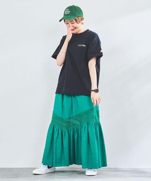 KELTY(ケルティ)の「KELTY(ケルティ)別注マウンテンイラストTシャツ#(WEB限定カラー)(Tシャツ/カットソー・レディース・ブラック/イエロー/ナチュラル/ロイヤルブルー・M/L)」の14枚目の写真