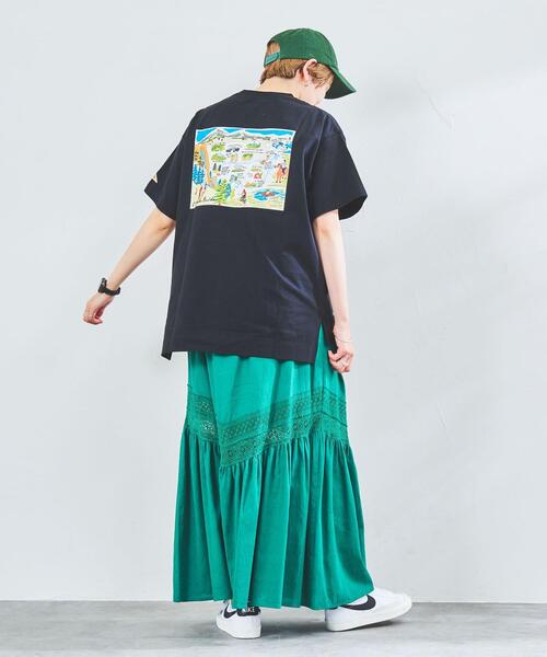 KELTY(ケルティ)の「KELTY(ケルティ)別注マウンテンイラストTシャツ#(WEB限定カラー)(Tシャツ/カットソー・レディース・ブラック/イエロー/ナチュラル/ロイヤルブルー・M/L)」の15枚目の写真