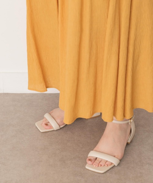 RODE SKO(ロデスコ)の「『MADE IN JAPAN』アンクルストラップサンダル(サンダル・レディース・アイボリー/ブラック・36/37/38)」の4枚目の写真