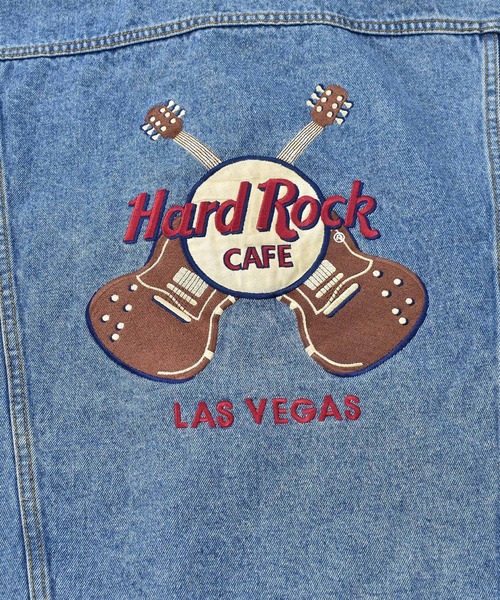 VINTAGE（ヴィンテージ）の「【ヴィンテージ古着】Hard Rock Cafe/ハードロックカフェ デニムジャケット（デニムジャケット・メンズ・ブルー・LARGE）」の7枚目の写真