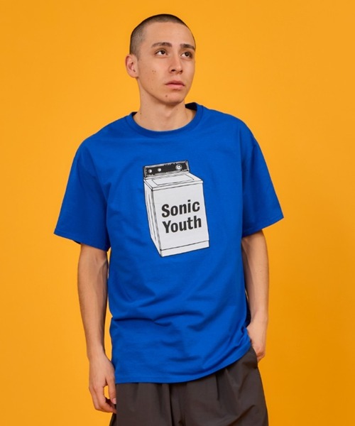 sonic youth(ソニックユース)の「S/S TEE"SONIC YOUTH WASHING MACHINE" / ショートスリーブ T "ソニックユース ウォッシングマシーン”(Tシャツ/カットソー・メンズ・ロイヤルブルー・LARGE/MEDIUM/SMALL/X-LARGE)」の5枚目の写真