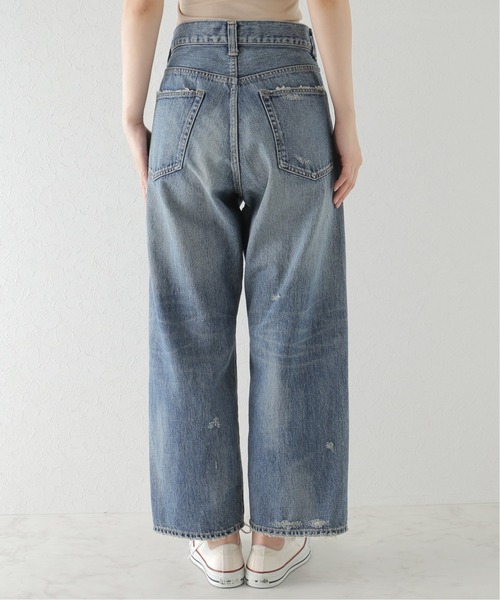 JOURNAL STANDARD LUXE（ジャーナルスタンダード　ラックス）の「13OZデニムクラッシュダメージパンツ（デニムパンツ・レディース・ブルー・SMALL/MEDIUM/LARGE）」の4枚目の写真