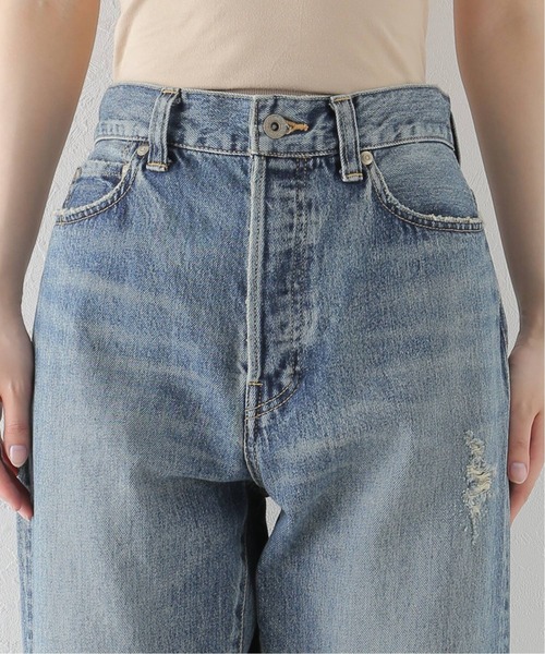 JOURNAL STANDARD LUXE（ジャーナルスタンダード　ラックス）の「13OZデニムクラッシュダメージパンツ（デニムパンツ・レディース・ブルー・SMALL/MEDIUM/LARGE）」の5枚目の写真