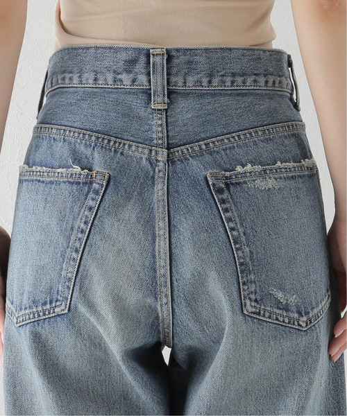 JOURNAL STANDARD LUXE（ジャーナルスタンダード　ラックス）の「13OZデニムクラッシュダメージパンツ（デニムパンツ・レディース・ブルー・SMALL/MEDIUM/LARGE）」の6枚目の写真
