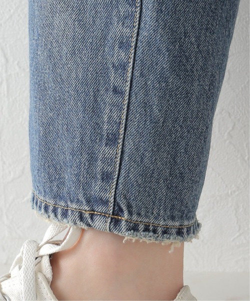 JOURNAL STANDARD LUXE（ジャーナルスタンダード　ラックス）の「13OZデニムクラッシュダメージパンツ（デニムパンツ・レディース・ブルー・SMALL/MEDIUM/LARGE）」の9枚目の写真