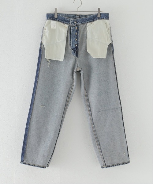 JOURNAL STANDARD LUXE（ジャーナルスタンダード　ラックス）の「13OZデニムクラッシュダメージパンツ（デニムパンツ・レディース・ブルー・SMALL/MEDIUM/LARGE）」の17枚目の写真